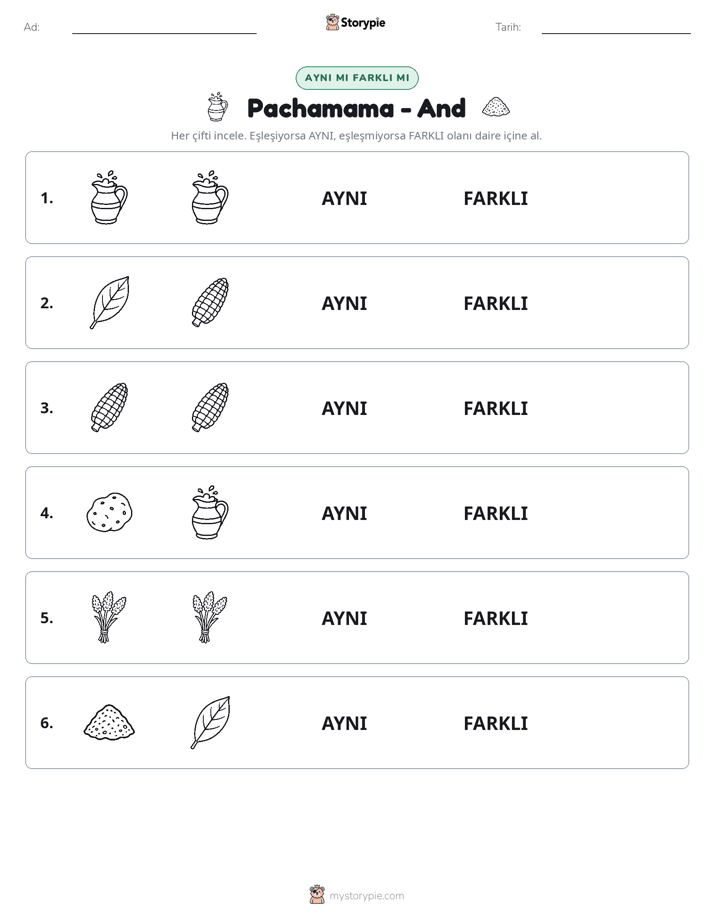 Aynı mı Farklı mı
