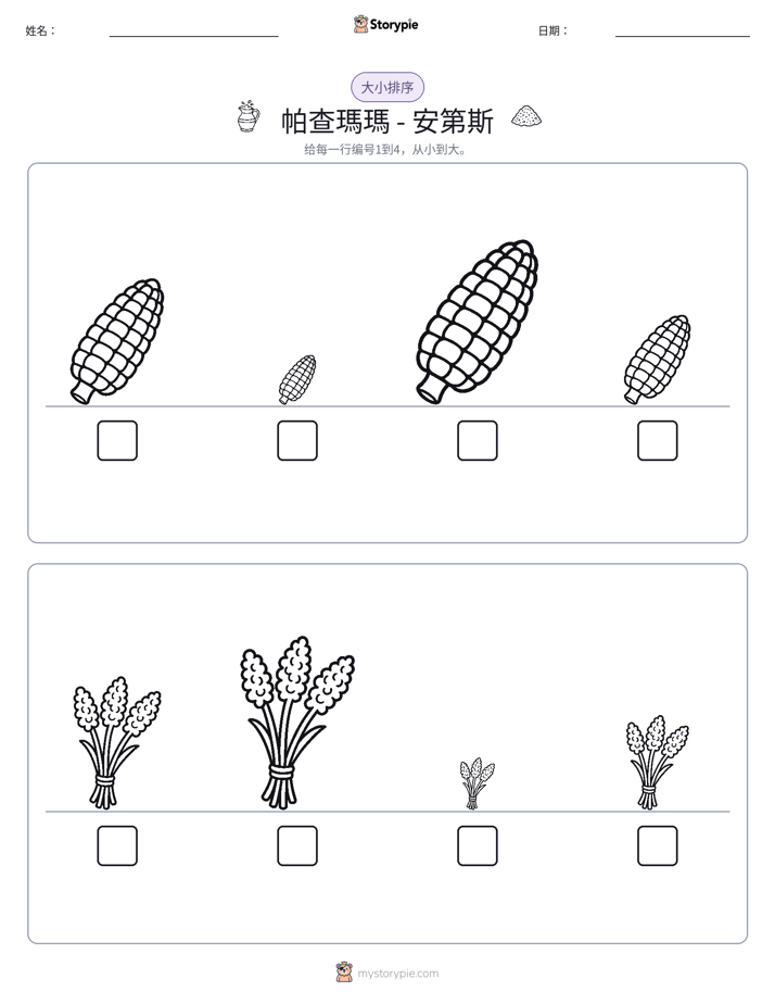 大小排序