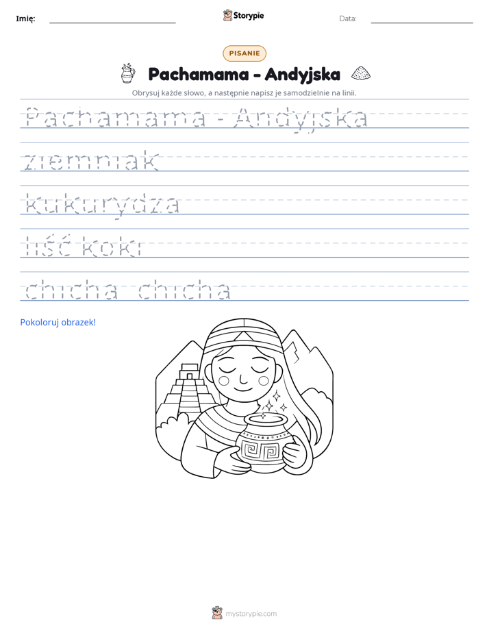 Ćwiczenie Pisania