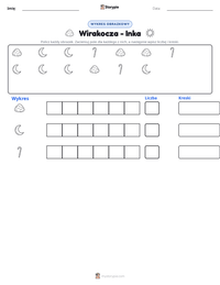 Podgląd drukowalnego arkusza ćwiczeń Wirakocza - Inka