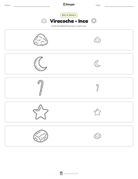 Viracocha - Inca printable worksheet preview