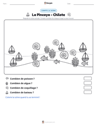 Aperçu de la feuille de travail imprimable La Pincoya - Chilote