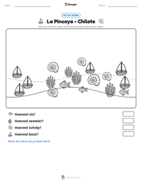 La Pincoya - Chilote afdrukbare werkblad voorbeeld