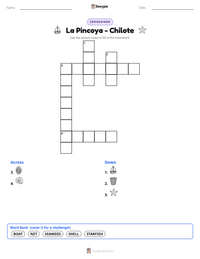 La Pincoya - Chilote printable worksheet preview