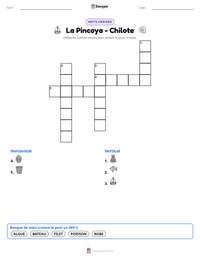 Aperçu de la feuille de travail imprimable La Pincoya - Chilote