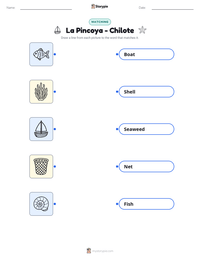 La Pincoya - Chilote printable worksheet preview