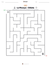 La Pincoya - Chilote printable worksheet preview