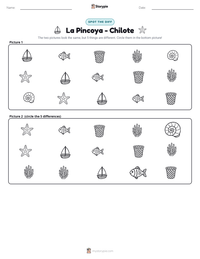 La Pincoya - Chilote printable worksheet preview