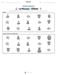 Aperçu de la feuille de travail imprimable La Pincoya - Chilote