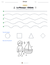 La Pincoya - Chilote printable worksheet preview