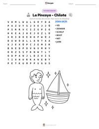 La Pincoya - Chilote afdrukbare werkblad voorbeeld