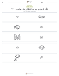 ٹرینٹرین ولو اور کائیکائی ولو - ماپوچے پرنٹ کرنے کے قابل ورکشیٹ کا پیش نظارہ