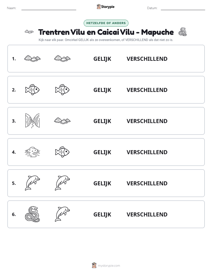 Zelfde of Verschillend