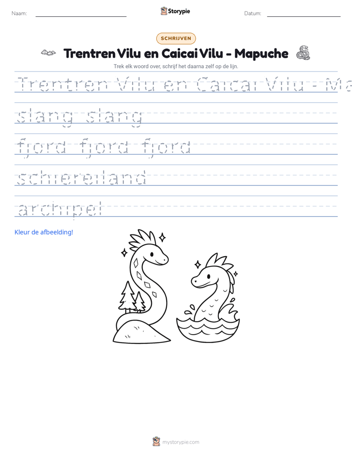 Schrijf Oefening