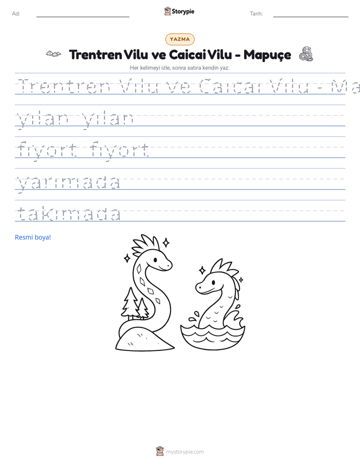 Yazma Pratiği