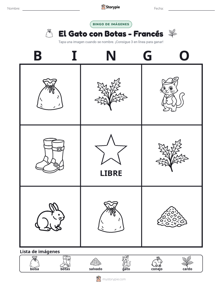 Bingo de Imágenes