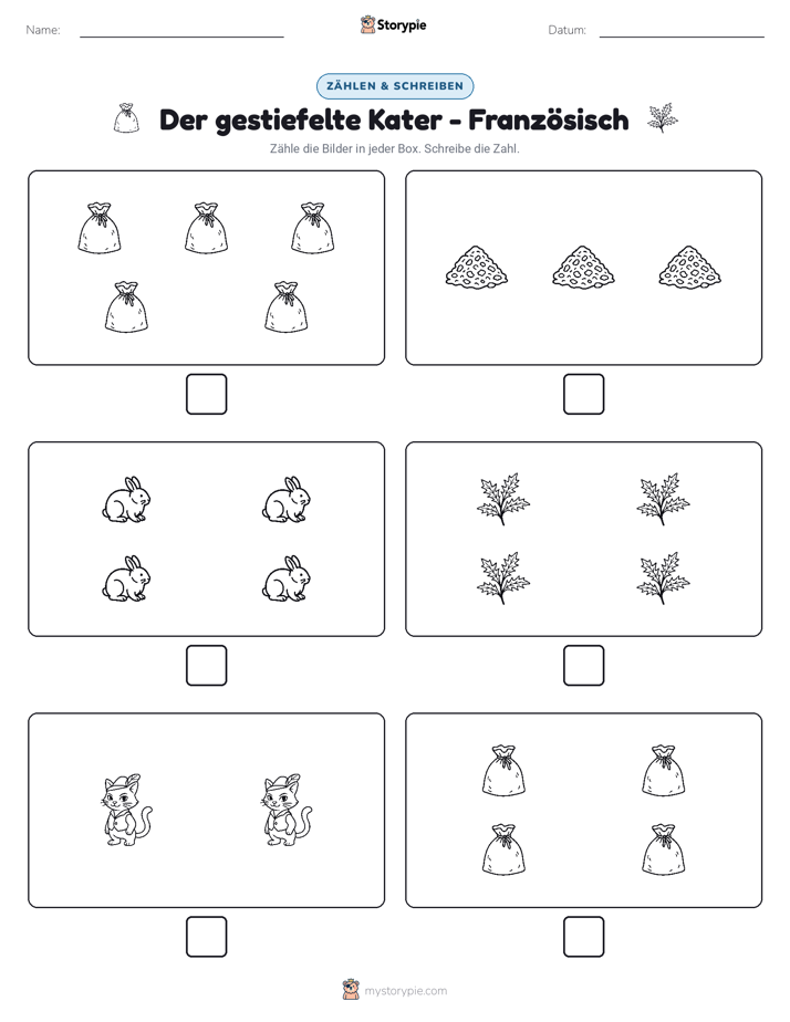 Zählen & Schreiben