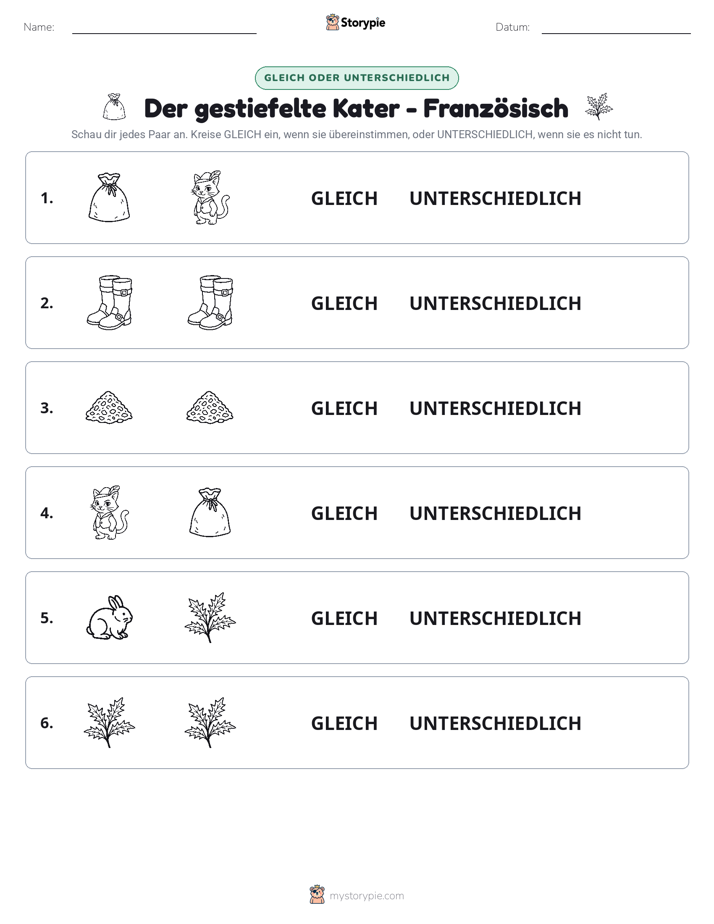 Gleich oder Anders