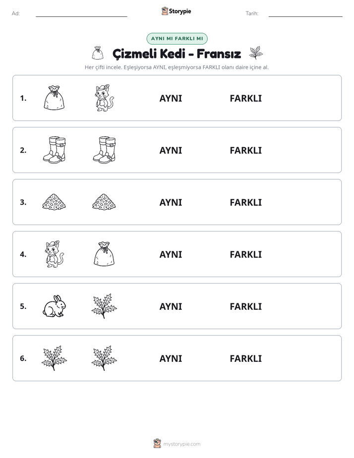 Aynı mı Farklı mı