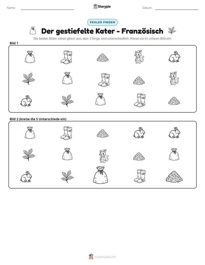 Finde den Unterschied
