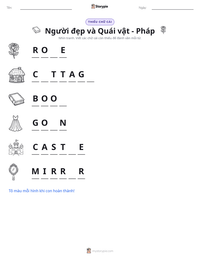 Xem trước tài liệu in sẵn Người đẹp và Quái vật - Pháp