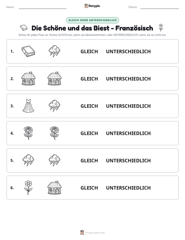 Gleich oder Anders