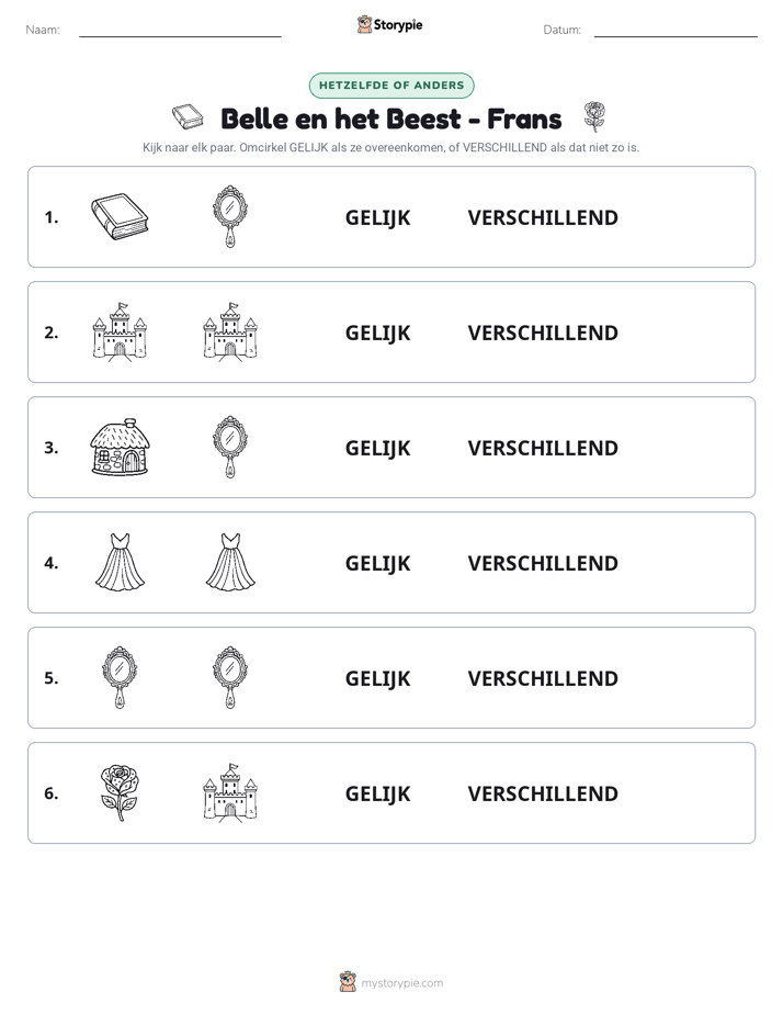 Zelfde of Verschillend
