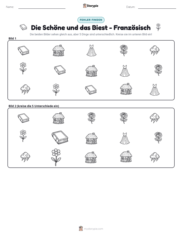 Finde den Unterschied