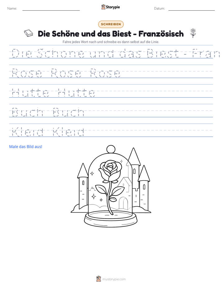 Schreibübung