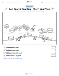 Xem trước tài liệu in sẵn Con Cáo và Con Quạ - Phiên bản Pháp