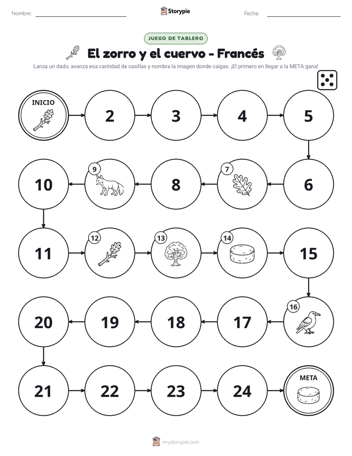 Juego de Rueda y Avanza
