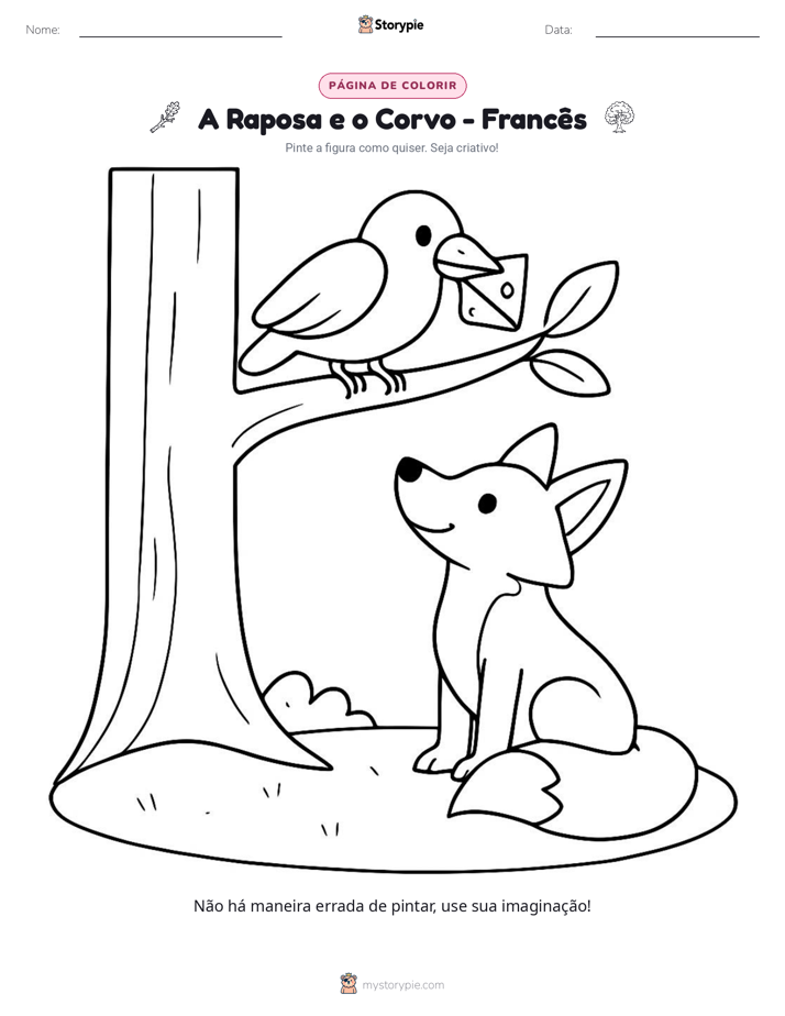 Página para colorir