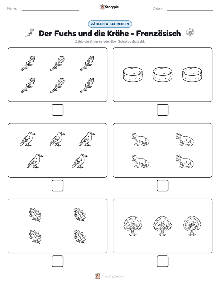 Zählen & Schreiben