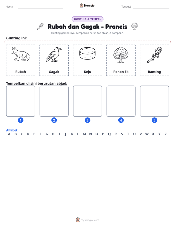 Potong & Tempel Huruf