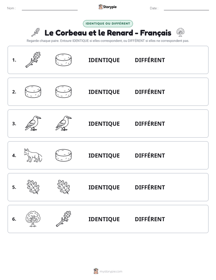 Identique ou Différent