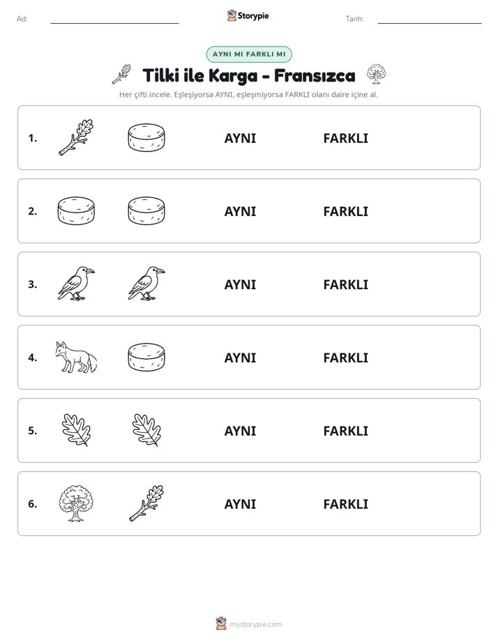Aynı mı Farklı mı