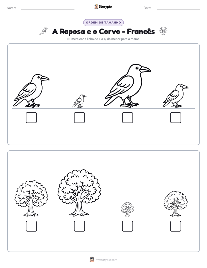 Ordem de Tamanho