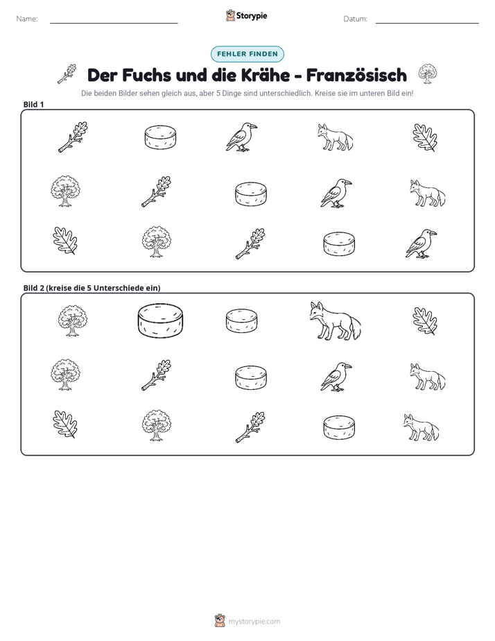 Finde den Unterschied