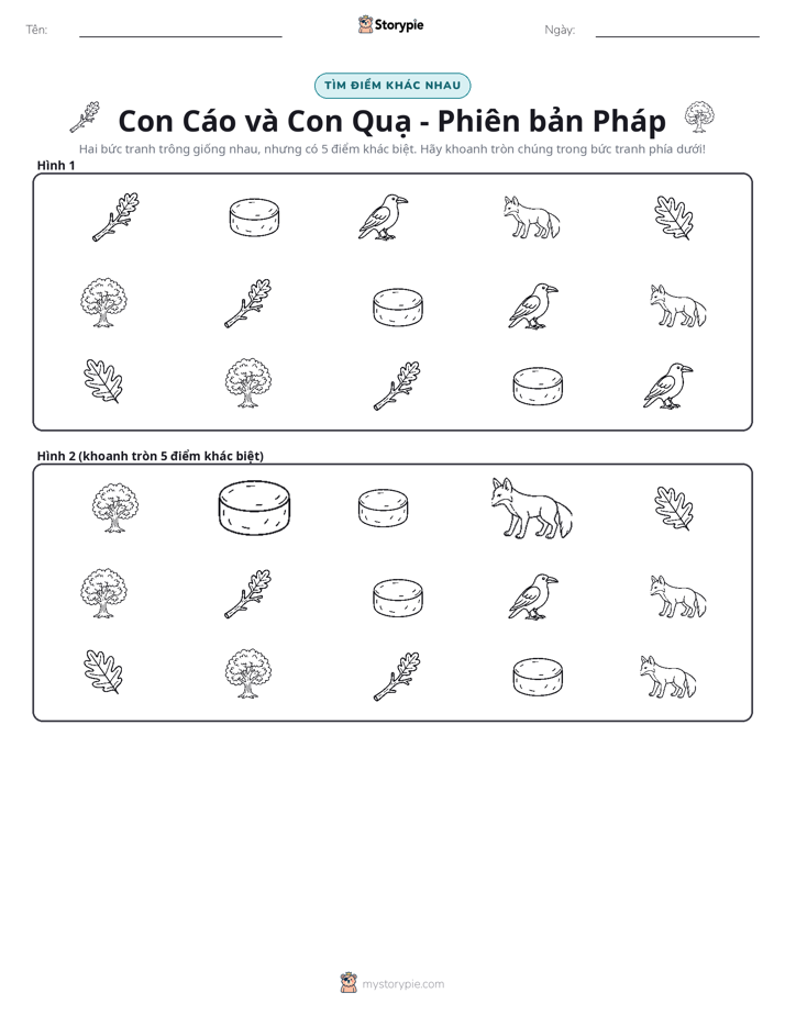 Tìm Sự Khác Biệt