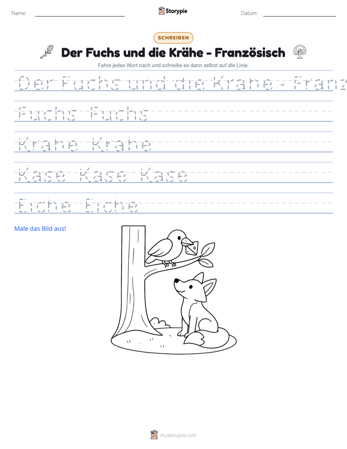 Schreibübung