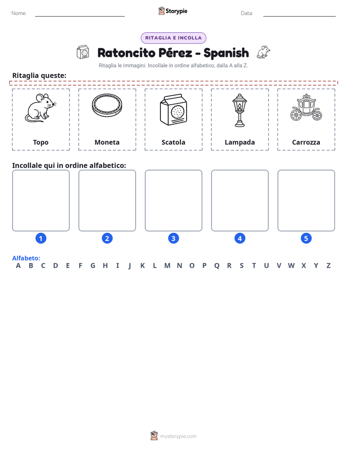 Taglia & Incolla Alfabeto