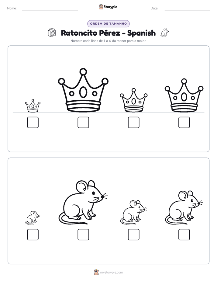 Ordem de Tamanho