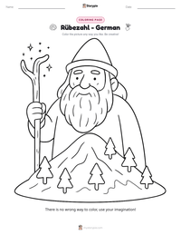 Rübezahl - German printable worksheet preview