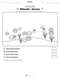 Rübezahl - German printable worksheet preview