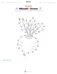 Rübezahl - German printable worksheet preview