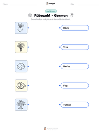 Rübezahl - German printable worksheet preview