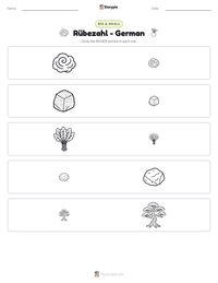 Rübezahl - German printable worksheet preview