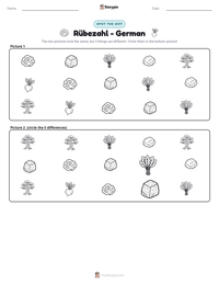 Rübezahl - German printable worksheet preview