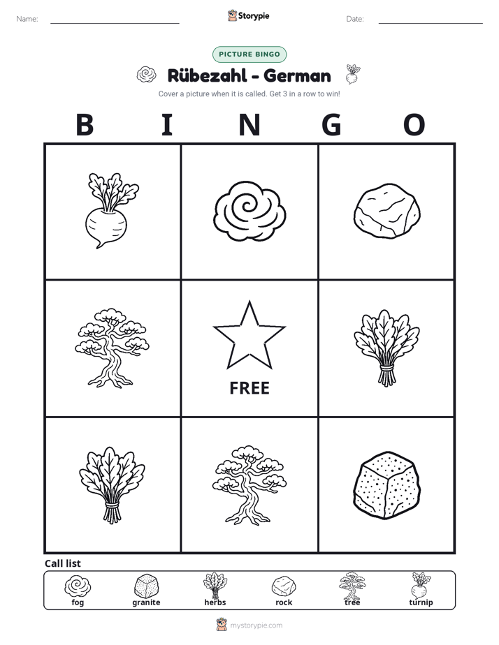 Picture Bingo