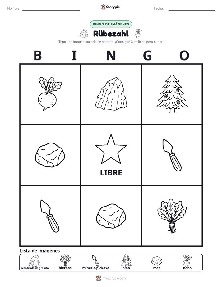 Bingo de Imágenes
